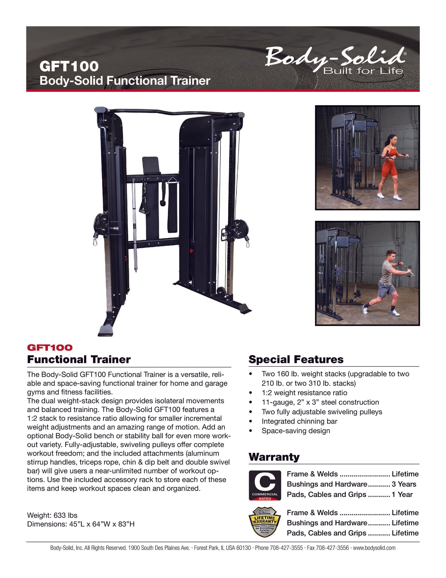 Body-Solid GFT100 Functional Trainer