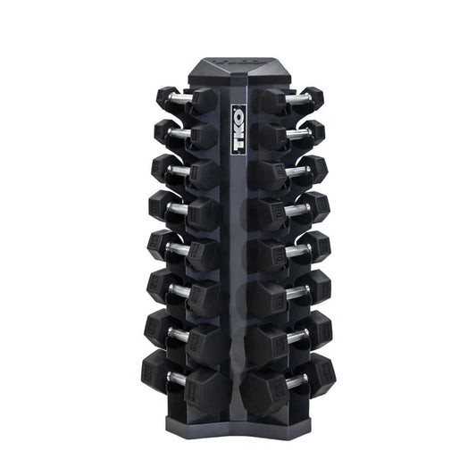 TKO 8-Pair Vertical Dumbbell Rack