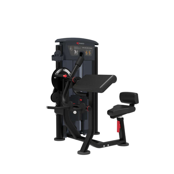 TKO Signature Bicep Curl / Tricep Extension Machine 160 lb Weight Stack