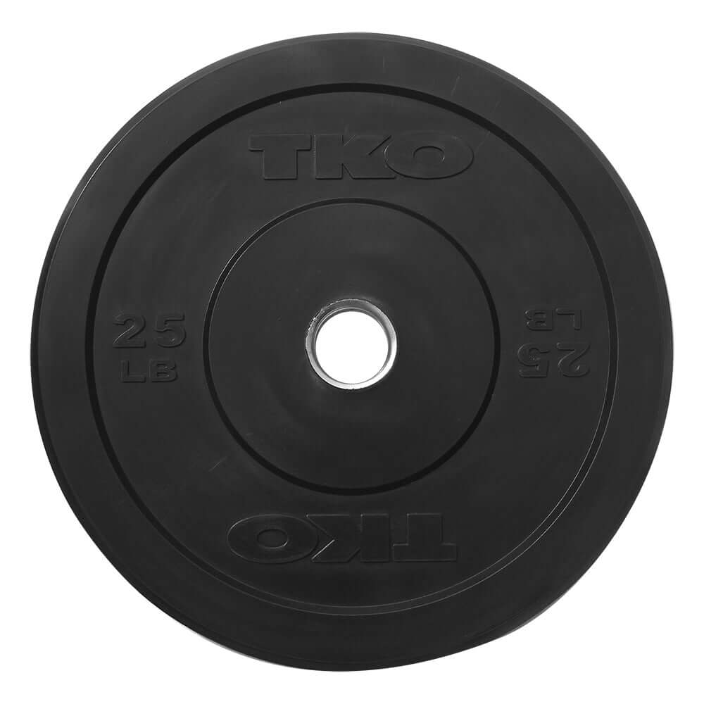 TKO Rubber Bumper Plate Set (370 lbs)