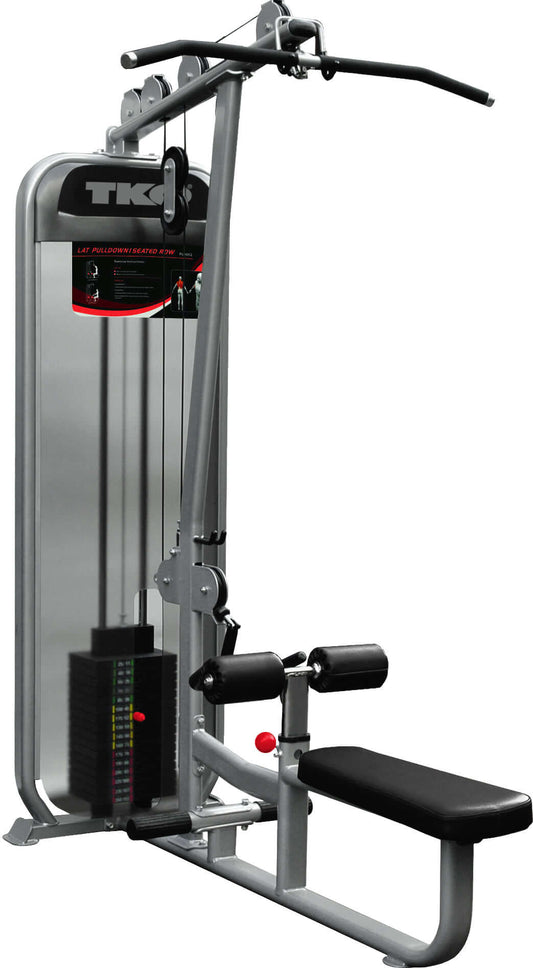 TKO Achieve Dual Lat Pulldown / Mid-Row Machine 170 lb Weight Stack